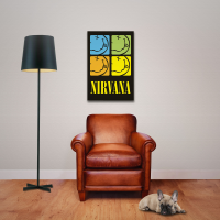 Nirvana - Poster - Smiley Squares