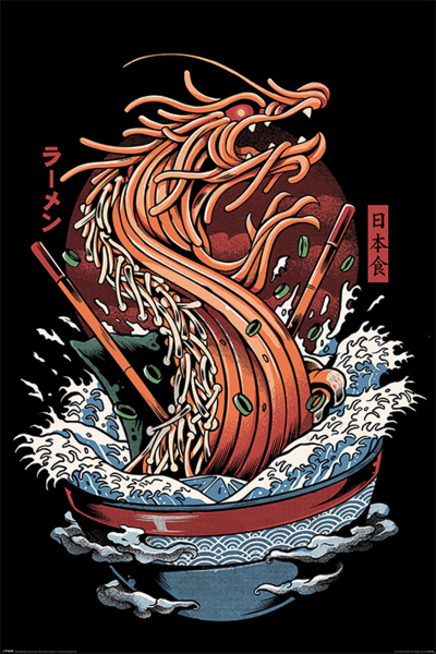 Ilustrata - Poster - Dragon Ramen