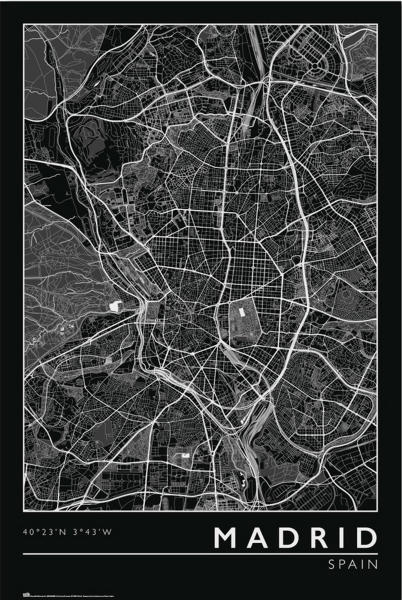 City Map - Poster - Madrid