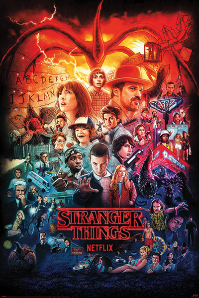 Stranger Things - Poster - Seasons Montage