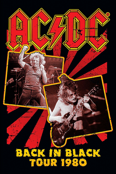 AC/DC - Poster - Back in Black 80