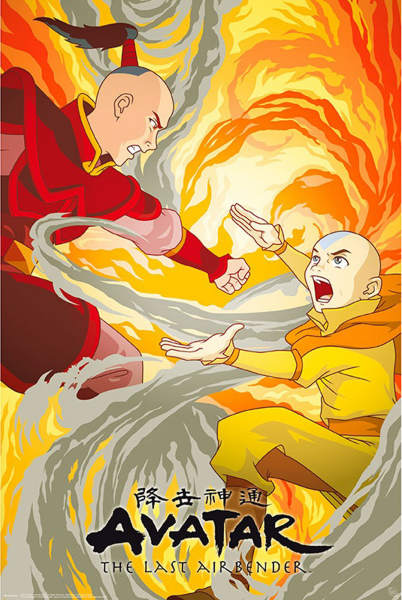 Avatar - Poster - Aang vs Zuko