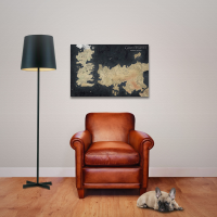 Game of Thrones - Poster - Map of Weste