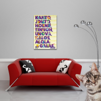 Pokemon - Pokémon - Poster - Regions