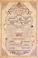 Harry Potter - Poster - School List
