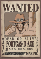 One Piece - Poster - Wanted Ace