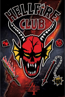 Stranger Things - Poster - 4 - Hellfire Club Emblem Rift