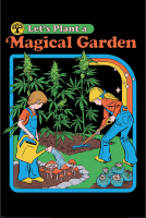 Steven Rhodes - Poster - Let´s plant a magical Garden
