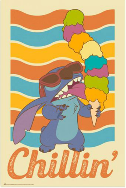 Disney - Poster - Lilo & Stitch - Chillin