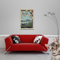 Hiroshige - Poster - Masaki & Suijin Grove