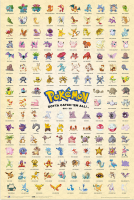 Pokemon - Pokémon - Poster - Primera Generacion
