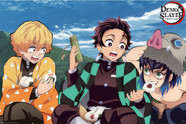 Demon Slayer - Poster - Tanjiro, Zenitsu, Inosuke