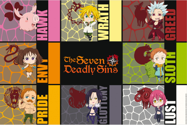 Seven Deadly Sins - Poster - Chibi Sins