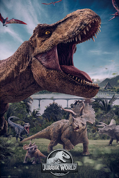 Jurassic World - Poster - Back Country