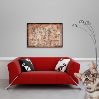 Lord Of The Rings - Poster - Map