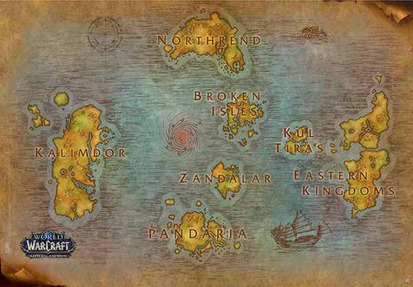 World of Warcraft - Poster - Map
