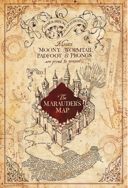 Harry Potter - Poster - Marauders Map