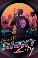 Cyberpunk - Poster - Visit Night City