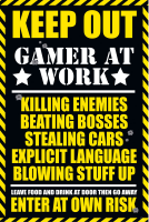 Gaming - Poster - Keep Out