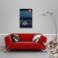 Hiroshige - Poster - New Years Eve Foxfire