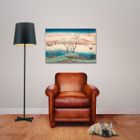 Hiroshige - Poster - Cherry Blossomat Gotengama