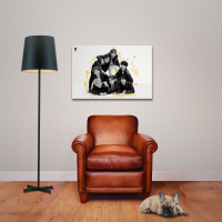 BTS - Poster - Black and white