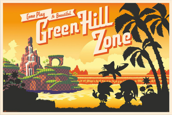 Sonic - Poster - Green Hill Zone