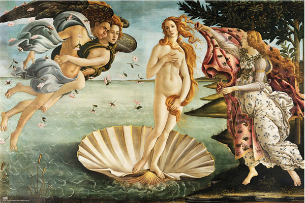 Kunstposter - Poster - El nacimiento de Venus