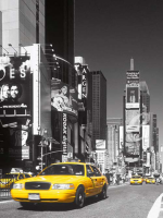 Johnny Stockshooter - Kunstdruck - Times Square Yellow...