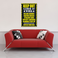 Gaming - Mini-Poster - Keep Out