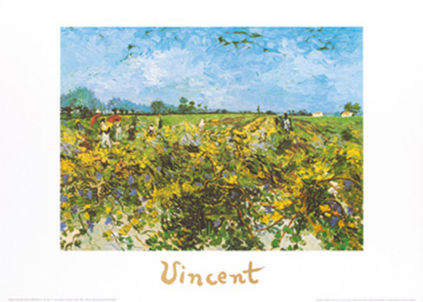 Van Gogh, Vincent - Kunstdruck - The green vineyard