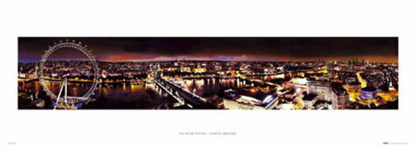 Reichold Henry - Kunstdruck - River Thames London eye