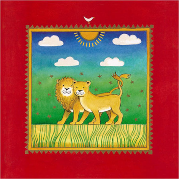 Edwards, Linda - Kunstdruck - Two little lions