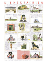 Gerke, Sabine - Kunstdruck - Niedersachsen I