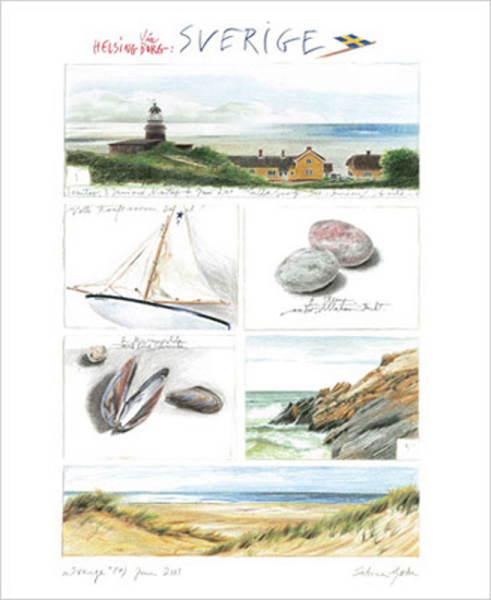 Gerke, Sabine - Kunstdruck - Via Helsingborg