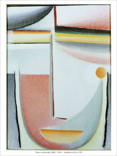 Jawlensky, Alexej - Kunstdruck - Symphony in Rose