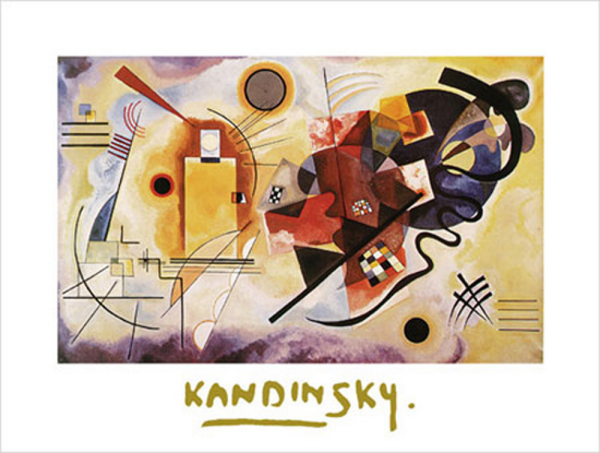 Kandinsky, Wassily - Kunstdruck - Jaune, Rouge, Bleu