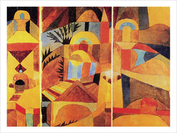 Klee, Paul - Kunstdruck - Il giardino del tempio
