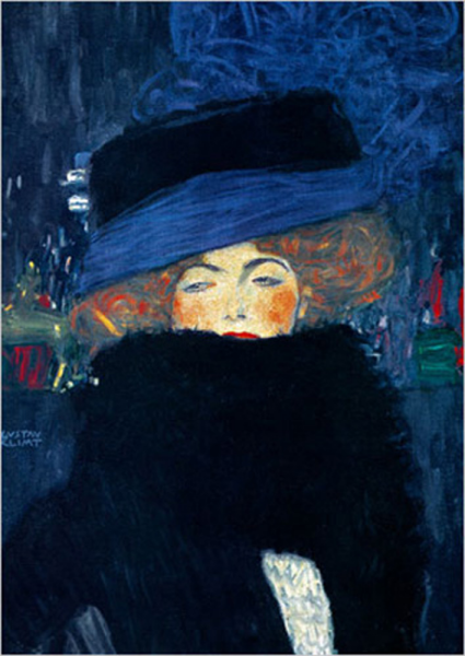 Klimt, Gustav - Kunstdruck - Lady with Hat