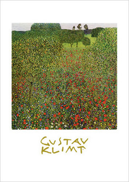 Klimt, Gustav - Kunstdruck - Campo di papaveri