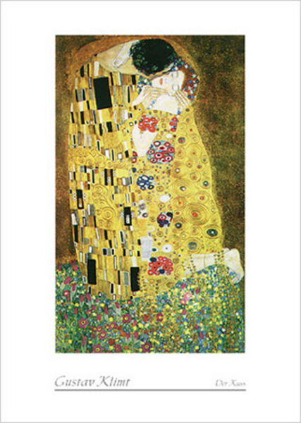 Klimt, Gustav - Kunstdruck - Der Kuss