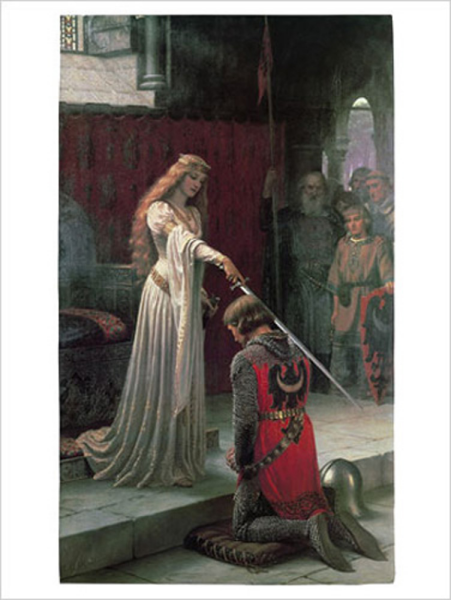 Leighton, Edmund Blair - Kunstdruck - The Accolade