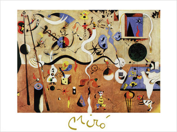 Joan Miro - Kunstdruck - Il carnevale dArlecchino
