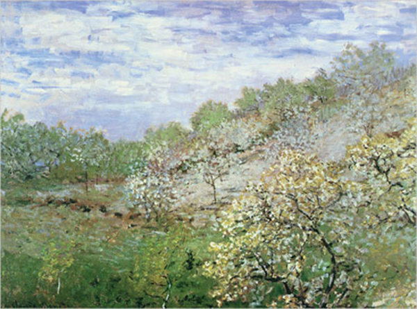 Monet, Claude - Kunstdruck - Bäume in Blüte