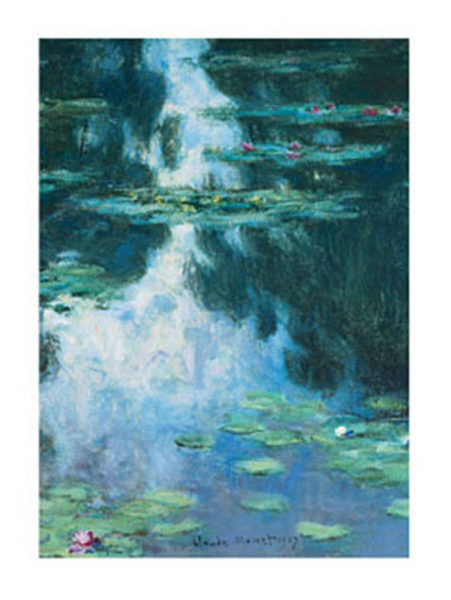 Monet, Claude - Kunstdruck - Water Lilies Wasserfall