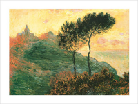 Monet, Claude - Kunstdruck - The Church at Varengevill