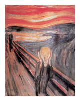 Munch, Edvard - Kunstdruck - The Scream, the cry