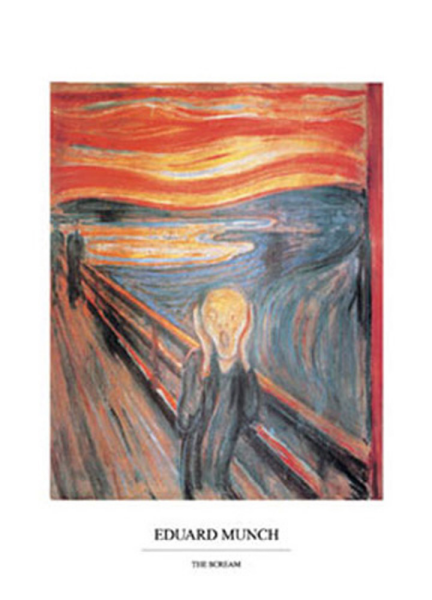 Munch, Edvard - Kunstdruck - The Scream, the cry