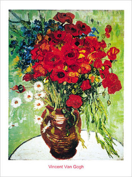 Van Gogh, Vincent - Kunstdruck - Vase avec marguerite