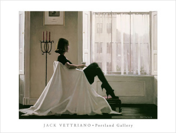 Vettriano, Jack - Kunstdruck - In thoughts of you